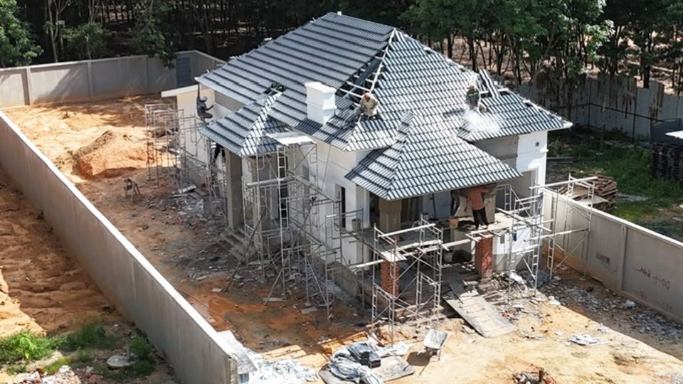 Tiến Độ Thi Công Nhà Vườn Mái Nhật 160m² Tại Phường Bình Cơ, TP. Hồ Chí Minh